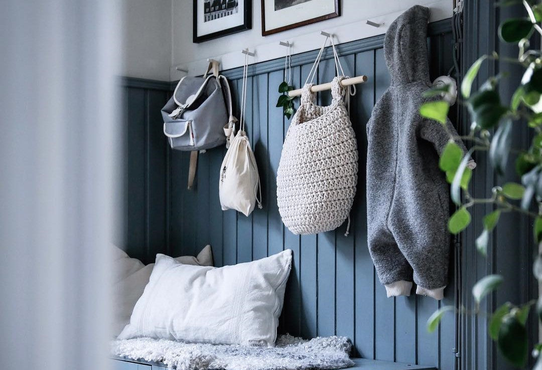 Crochet hanging baskets, Large - Zuri House