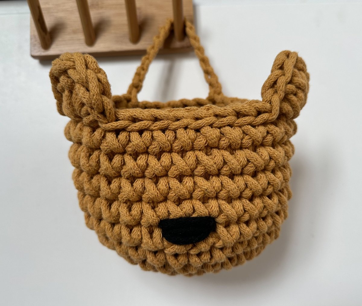 Bear basket | MUSTARD - Zuri House