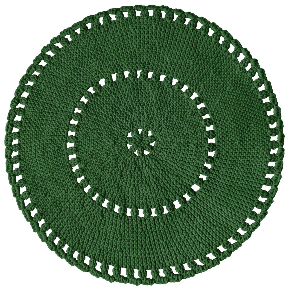 Crochet BOHO rug | AVOCADO - Zuri House