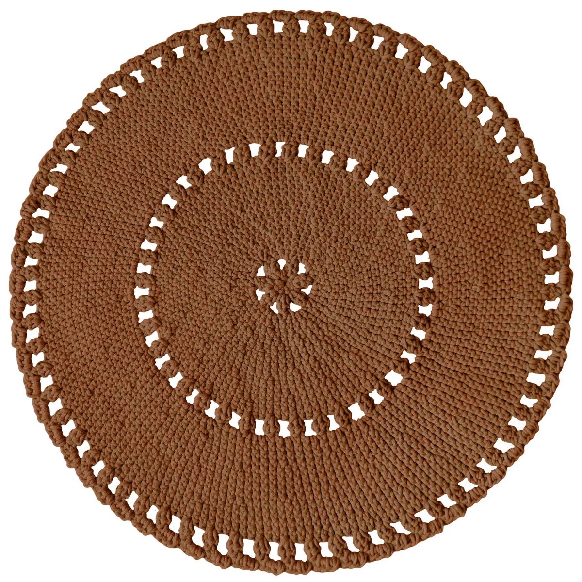 Crochet BOHO rug | CINNAMON - Zuri House