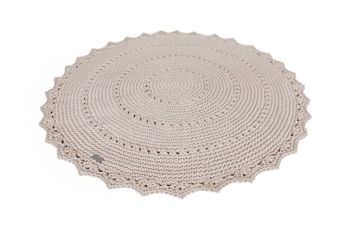 Crochet rug MANDALA | BEIGE | R2G - Zuri House