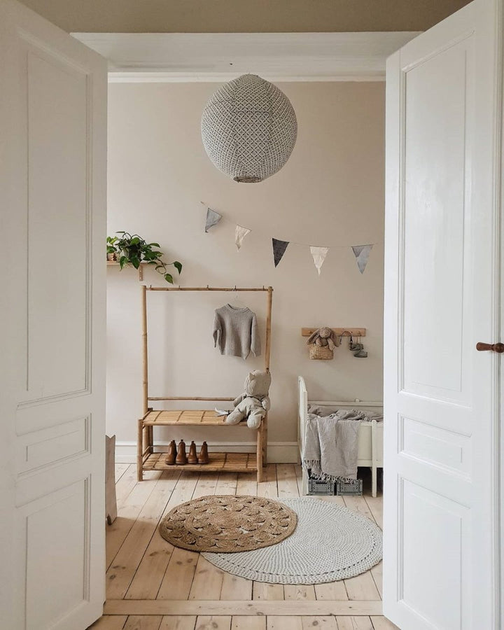 Crochet rug NEBO | BEIGE - Zuri House