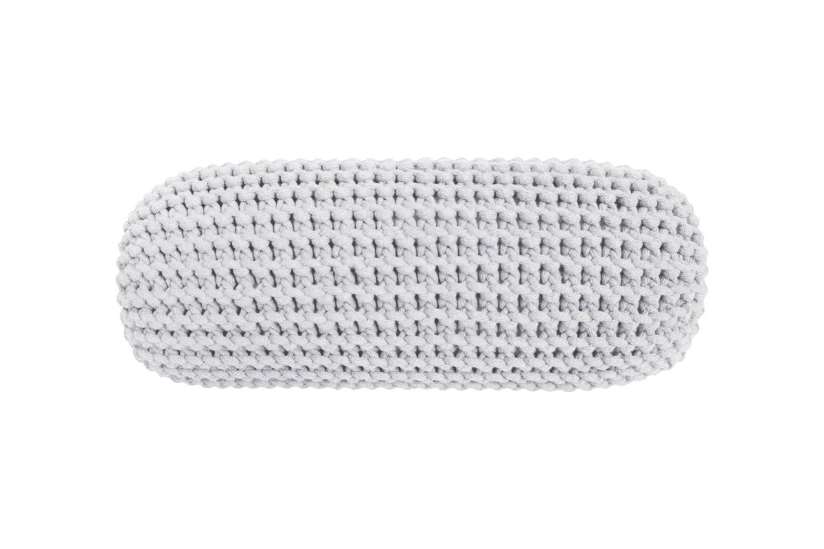 Knitted neck cushion | LIGHT GREY | R2G - Zuri House