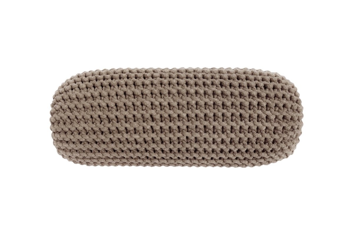 Knitted neck cushion | MOCHA | R2G - Zuri House
