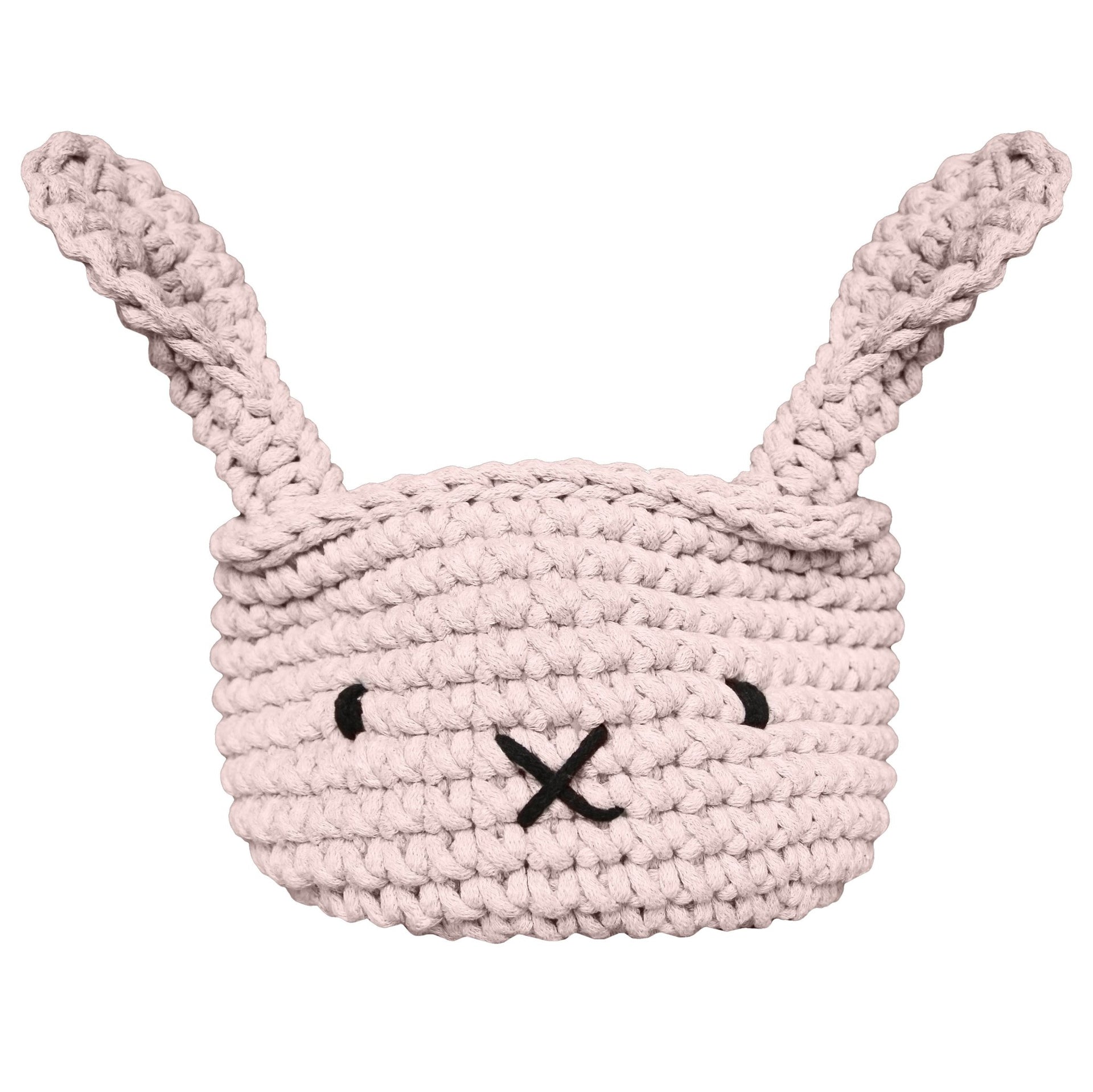 Bunny Basket POWDER PINK - Zuri House