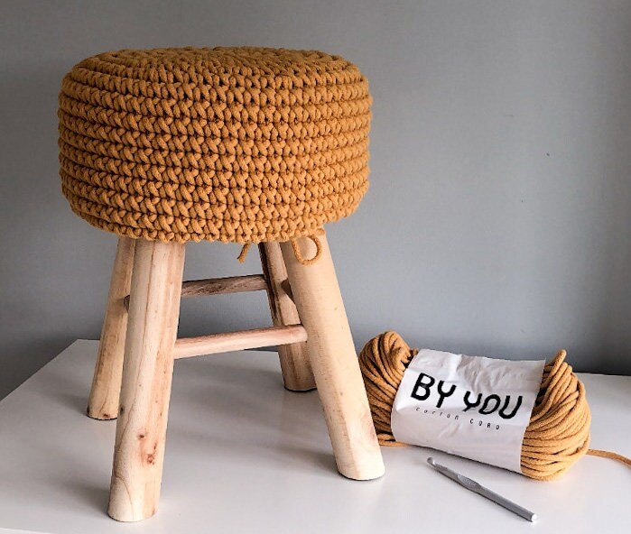 Stool Cover - Crochet Pattern - Zuri House