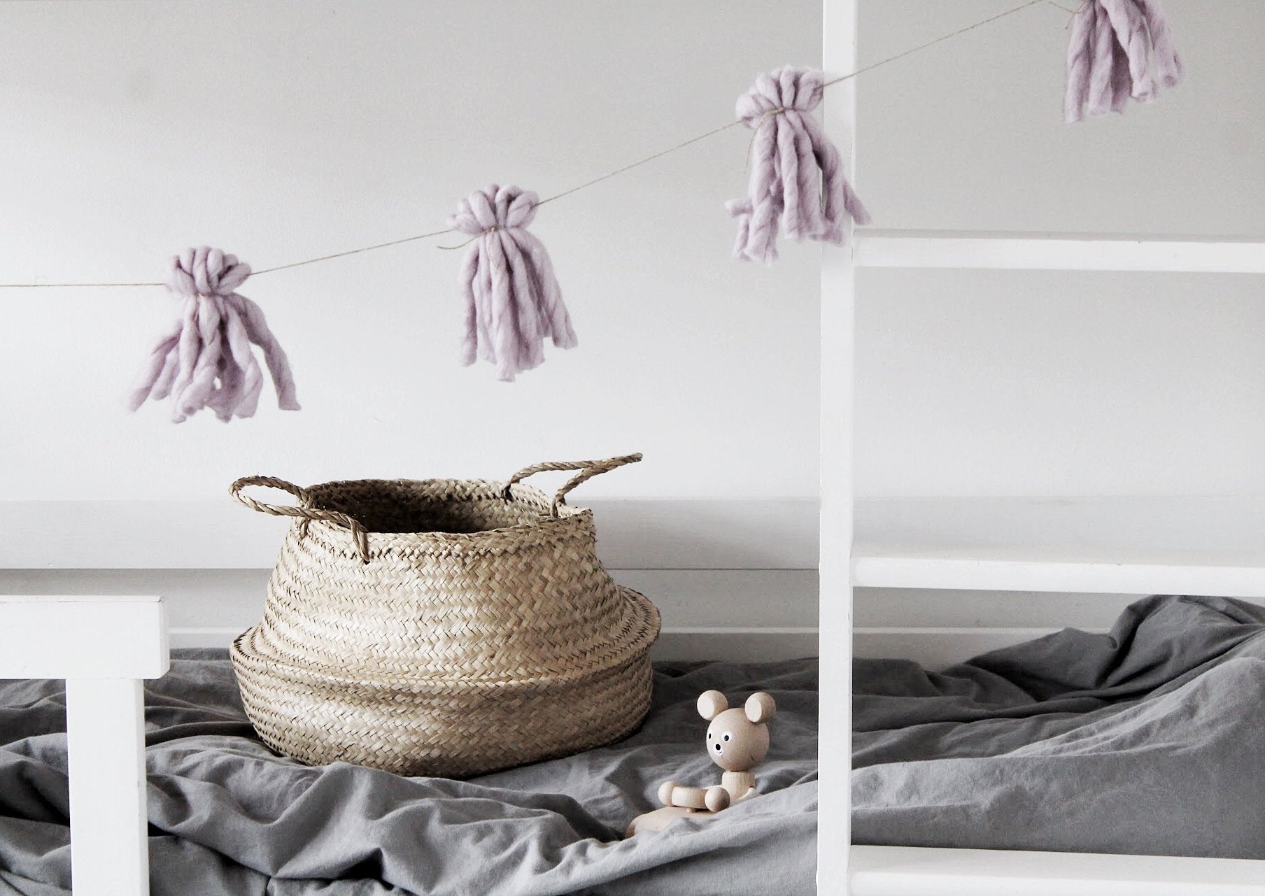 Tassel garland ROSE QUARTZ - Zuri House