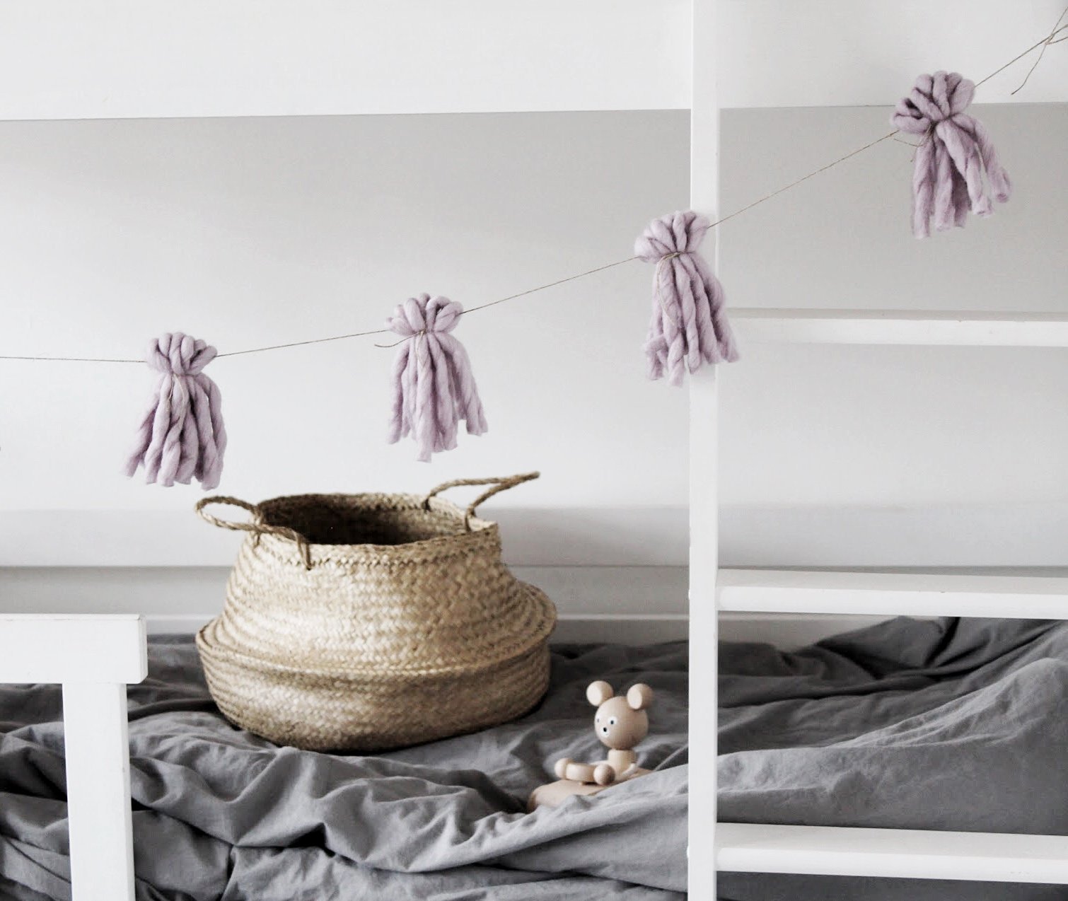 Tassel garland ROSE QUARTZ - Zuri House
