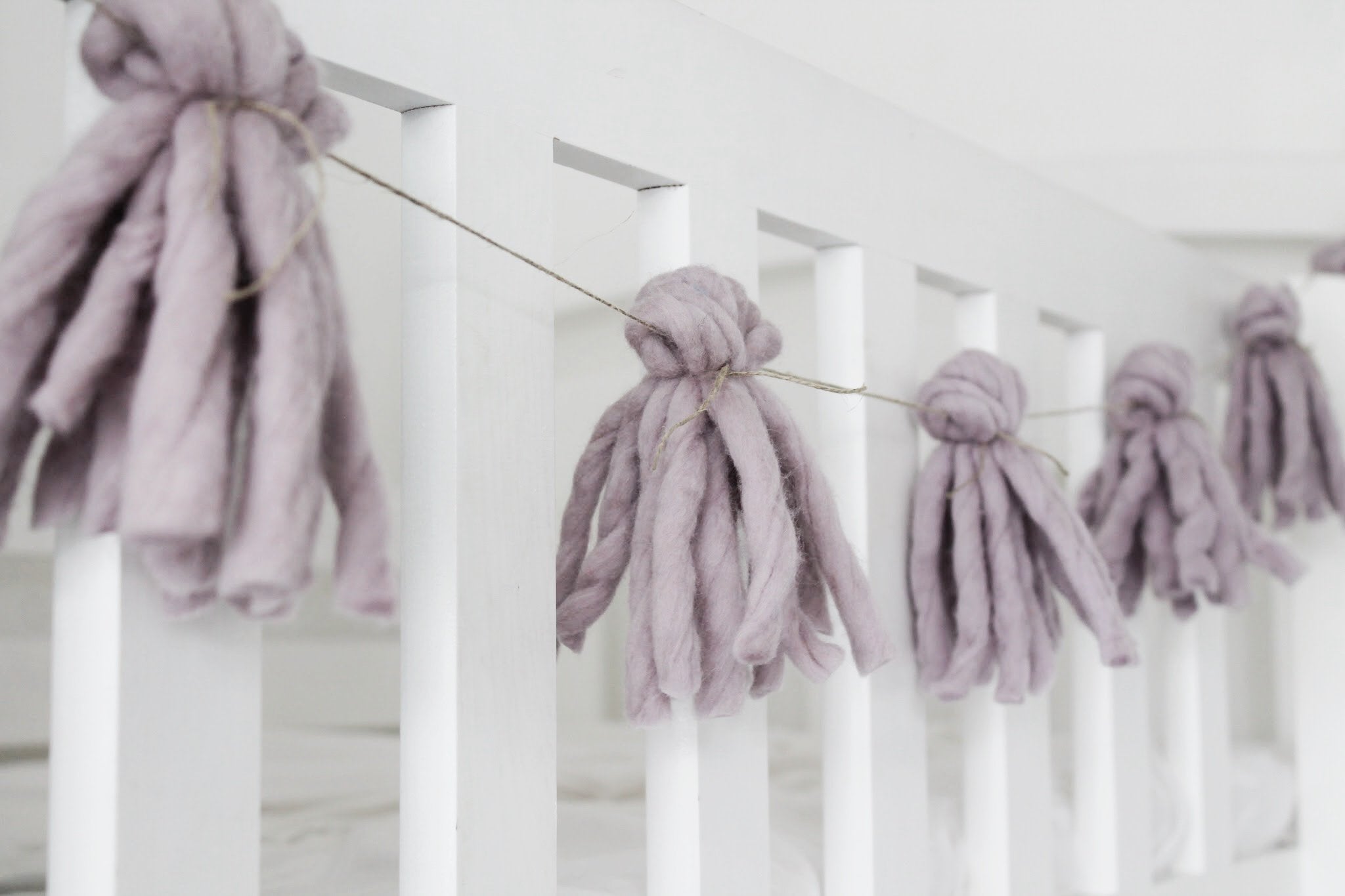 Tassel garland ROSE QUARTZ - Zuri House