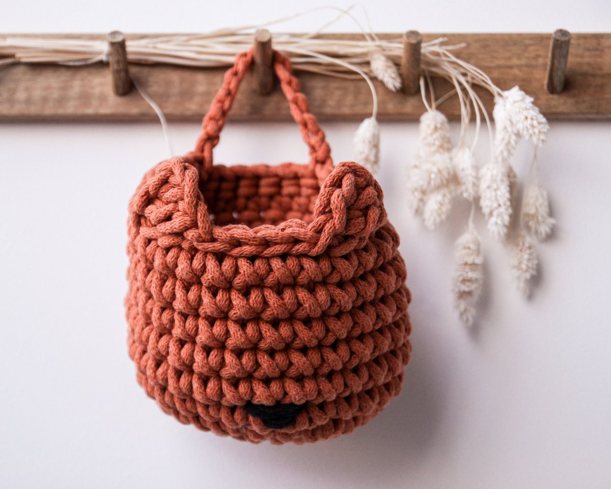 CROCHET FOX BASKETS - Zuri House
