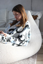 Knitted bean bag | IVORY