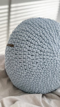 Crochet round cushion | BABY BLUE