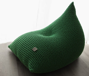 Knitted bean bag | AVOCADO