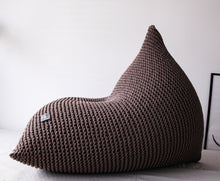 Knitted bean bag KIDS | MOCHA