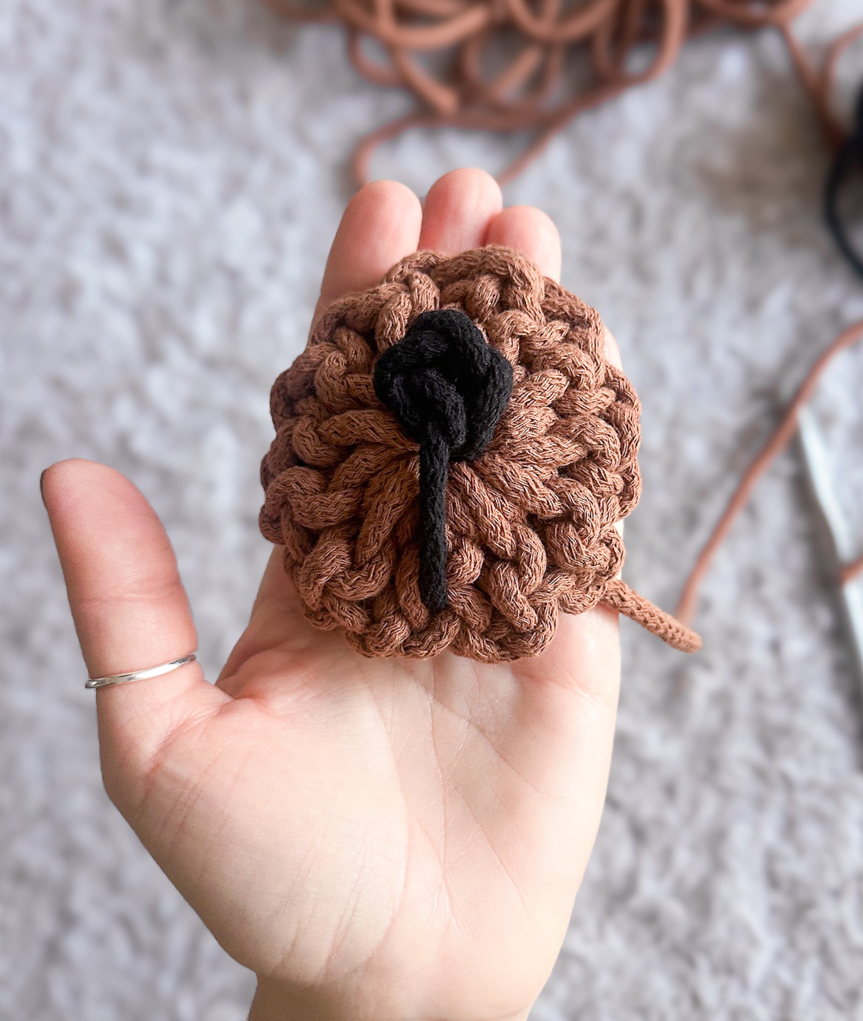 Crochet Hanging Bear Basket PATTERN