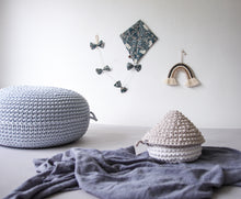 Crochet ottoman | BABY BLUE