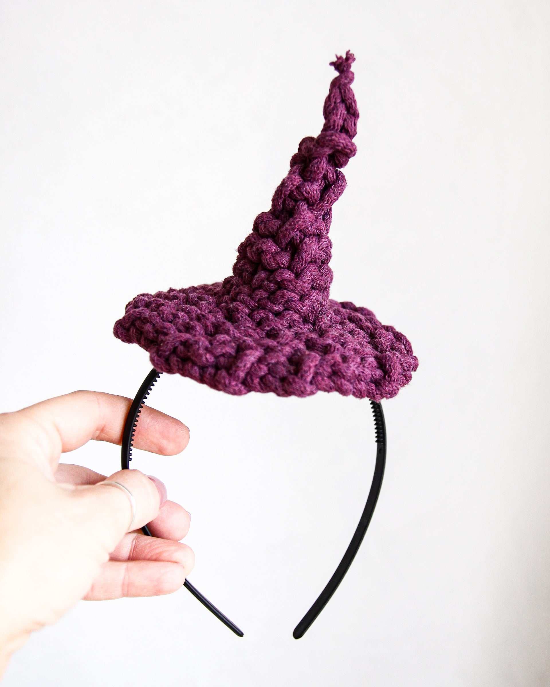 CROCHET WITCH HAT HEADBAND