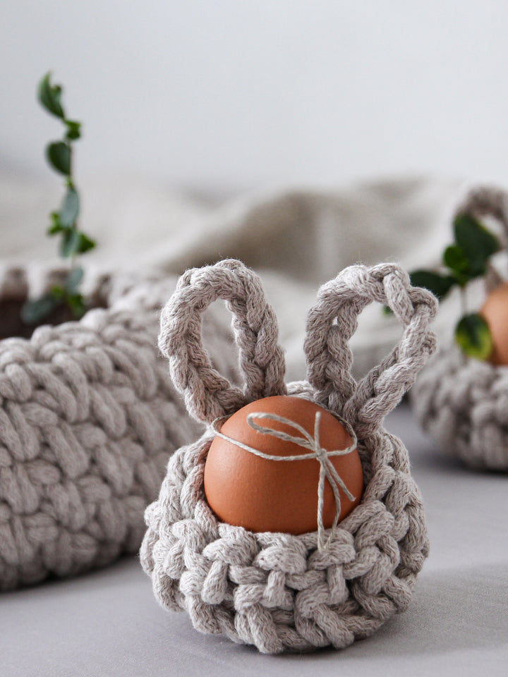 Crochet Easter Bunny Egg Cup PATTERN - Zuri House