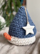 Crochet Snowman Basket | Personalised name