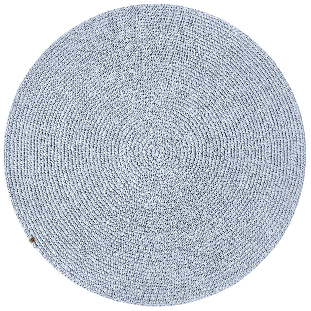 Crochet rug SAGA | BABY BLUE - Zuri House