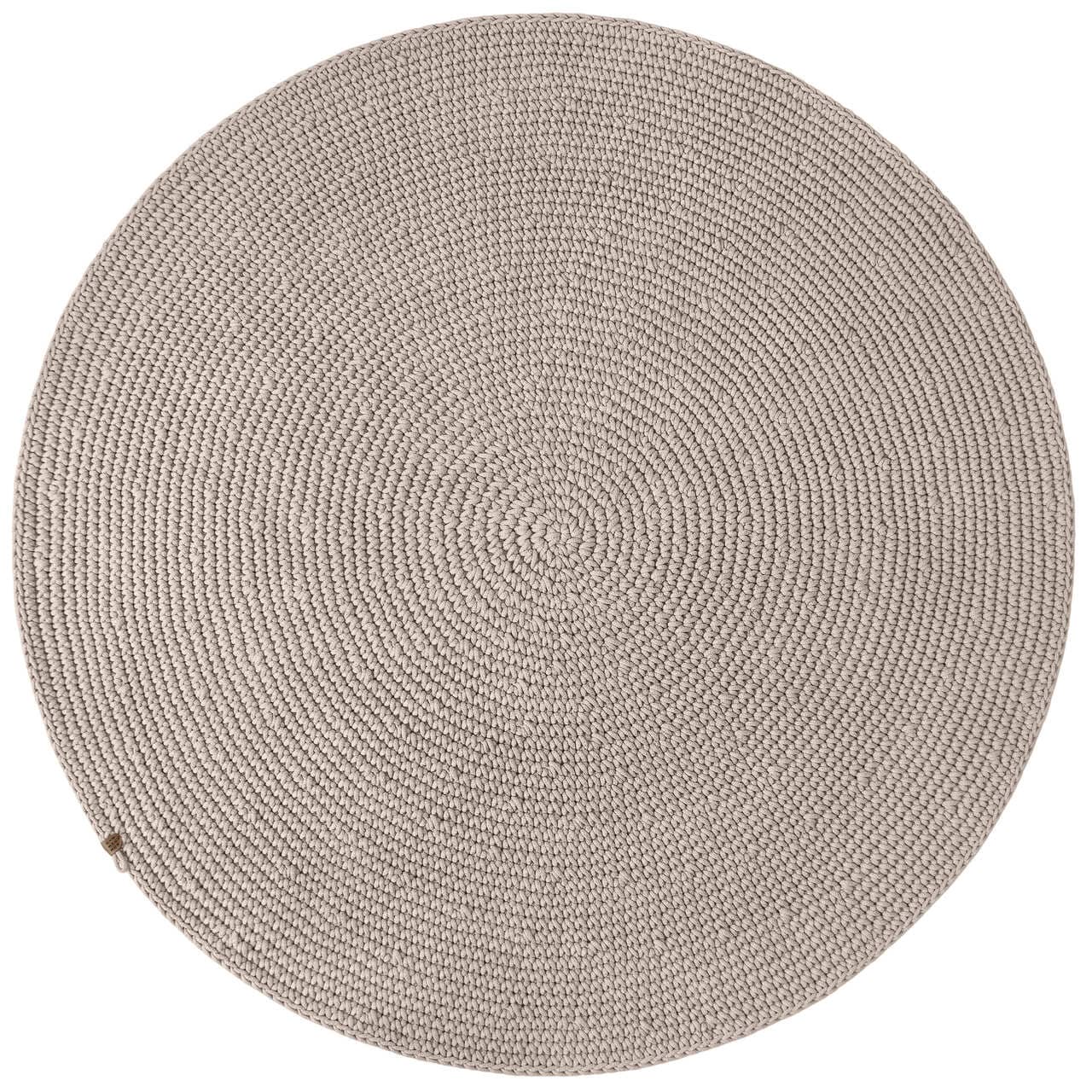 Crochet rug SAGA | BEIGE