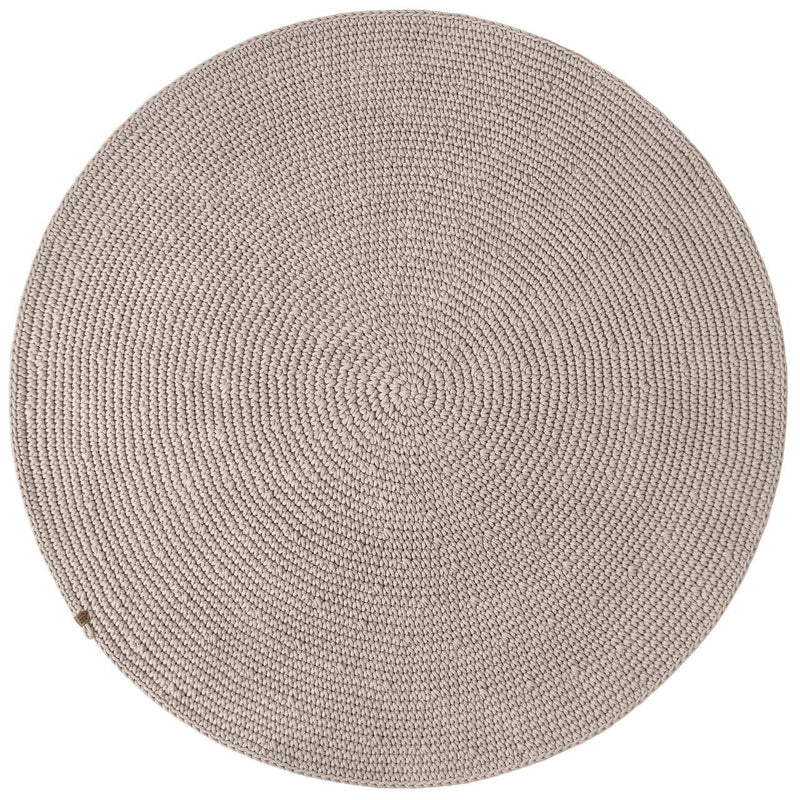 Crochet rug SAGA | BEIGE