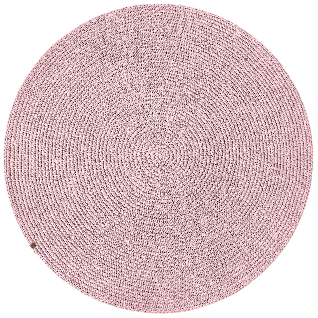 Crochet rug SAGA | POWDER PINK - Zuri House