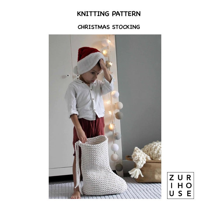 Christmas Stocking - Knitting Pattern