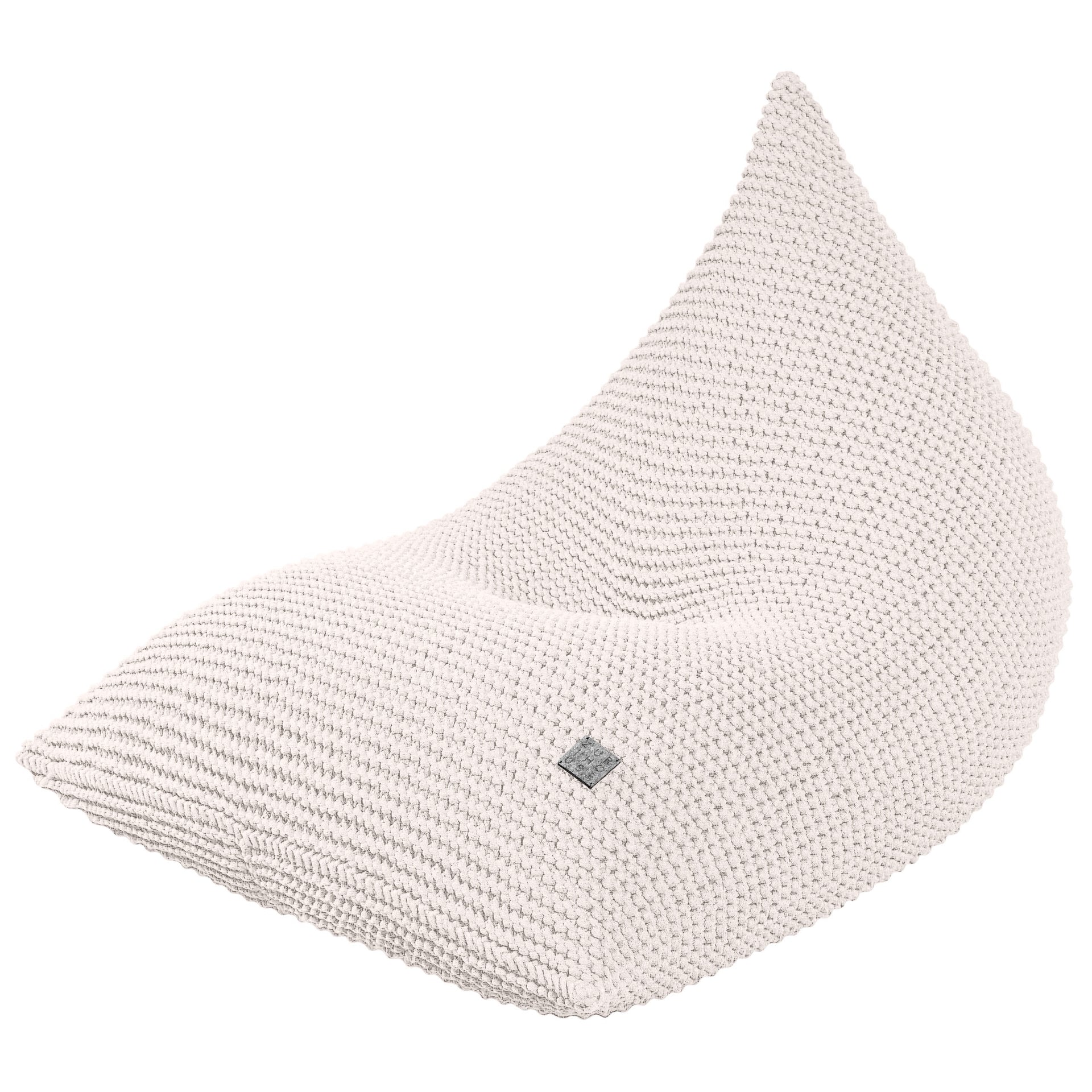 Knitted bean bag | IVORY