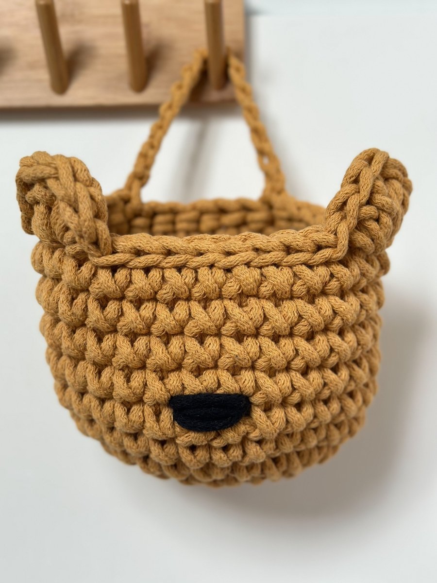 Bear basket | MUSTARD - Zuri House