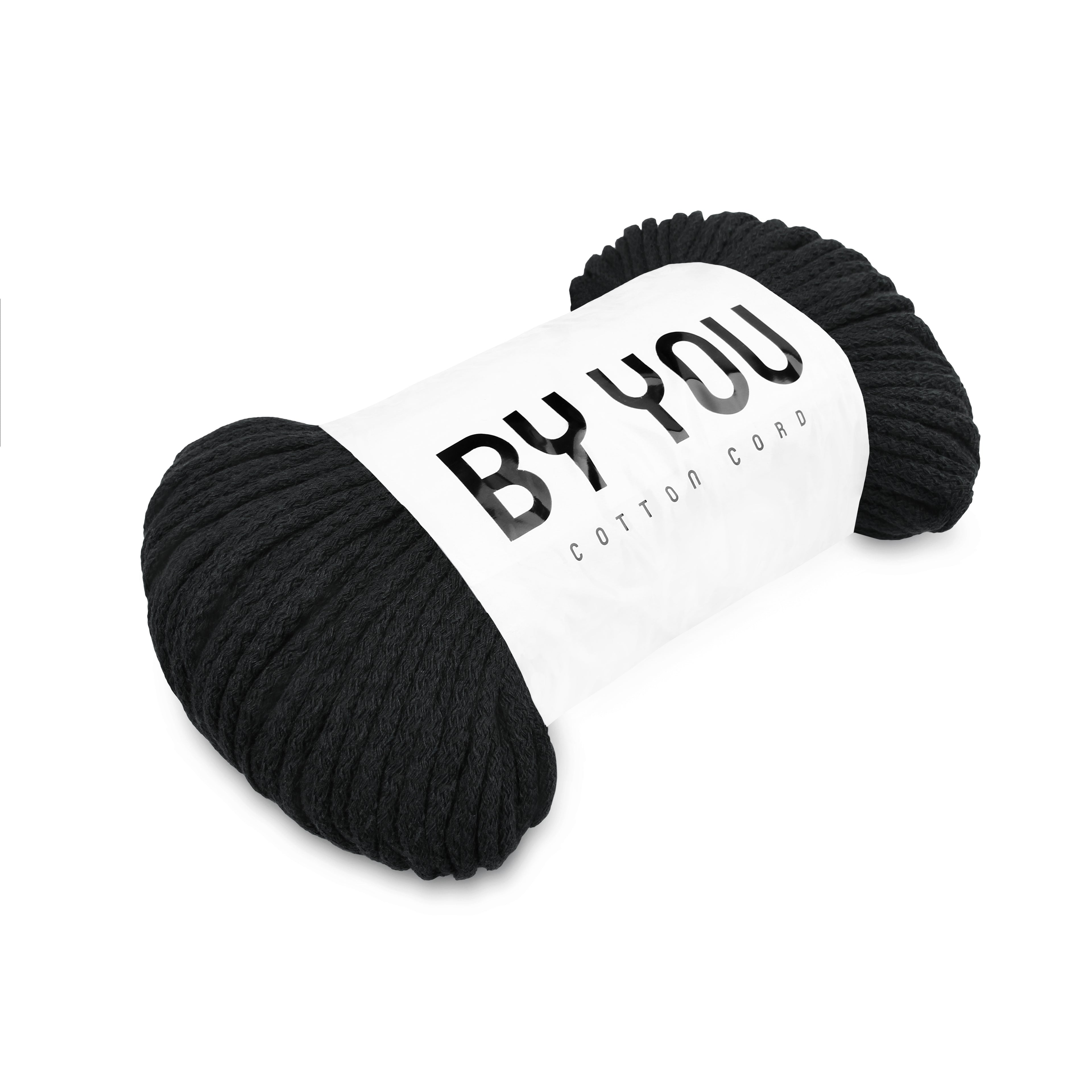 5mm Cotton Cord BLACK 100m - Zuri House