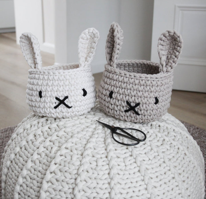 Bunny Basket | OATMEAL - Zuri House