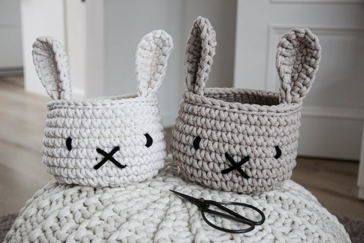 Bunny Basket | OATMEAL - Zuri House