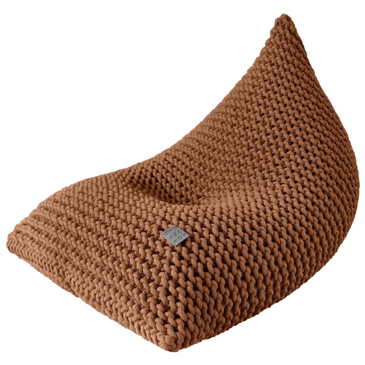 Chunky knitted bean bag | CINNAMON - Zuri House