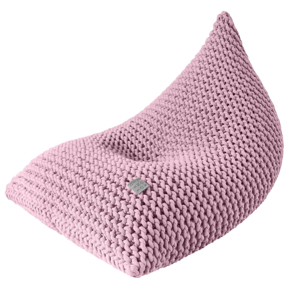 Chunky knitted bean bag | DUSTY ROSE - Zuri House