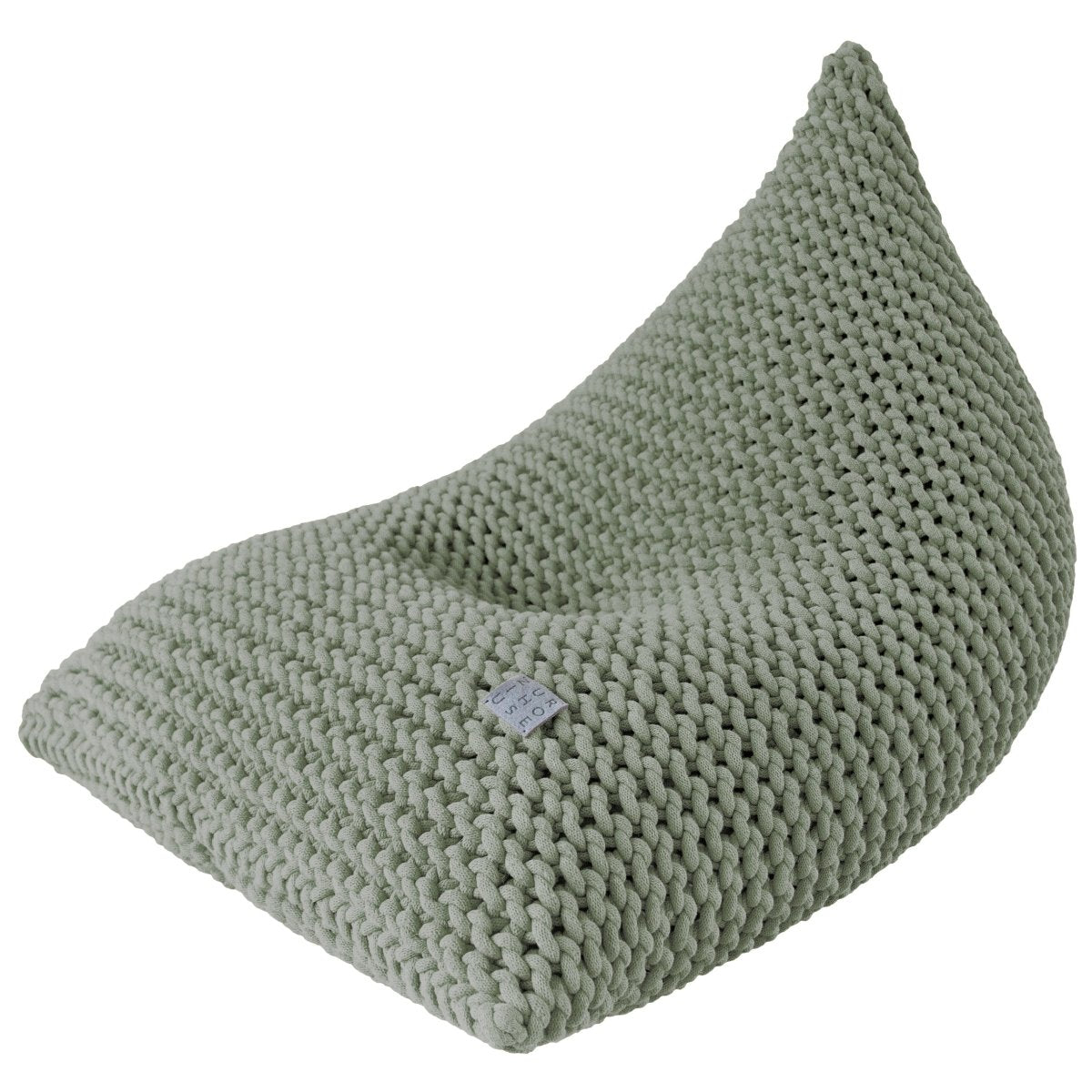 Chunky knitted bean bag | SAGE - Zuri House