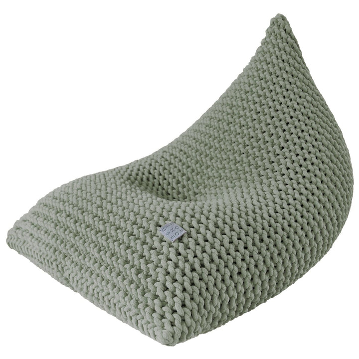 Chunky knitted bean bag | SAGE - Zuri House