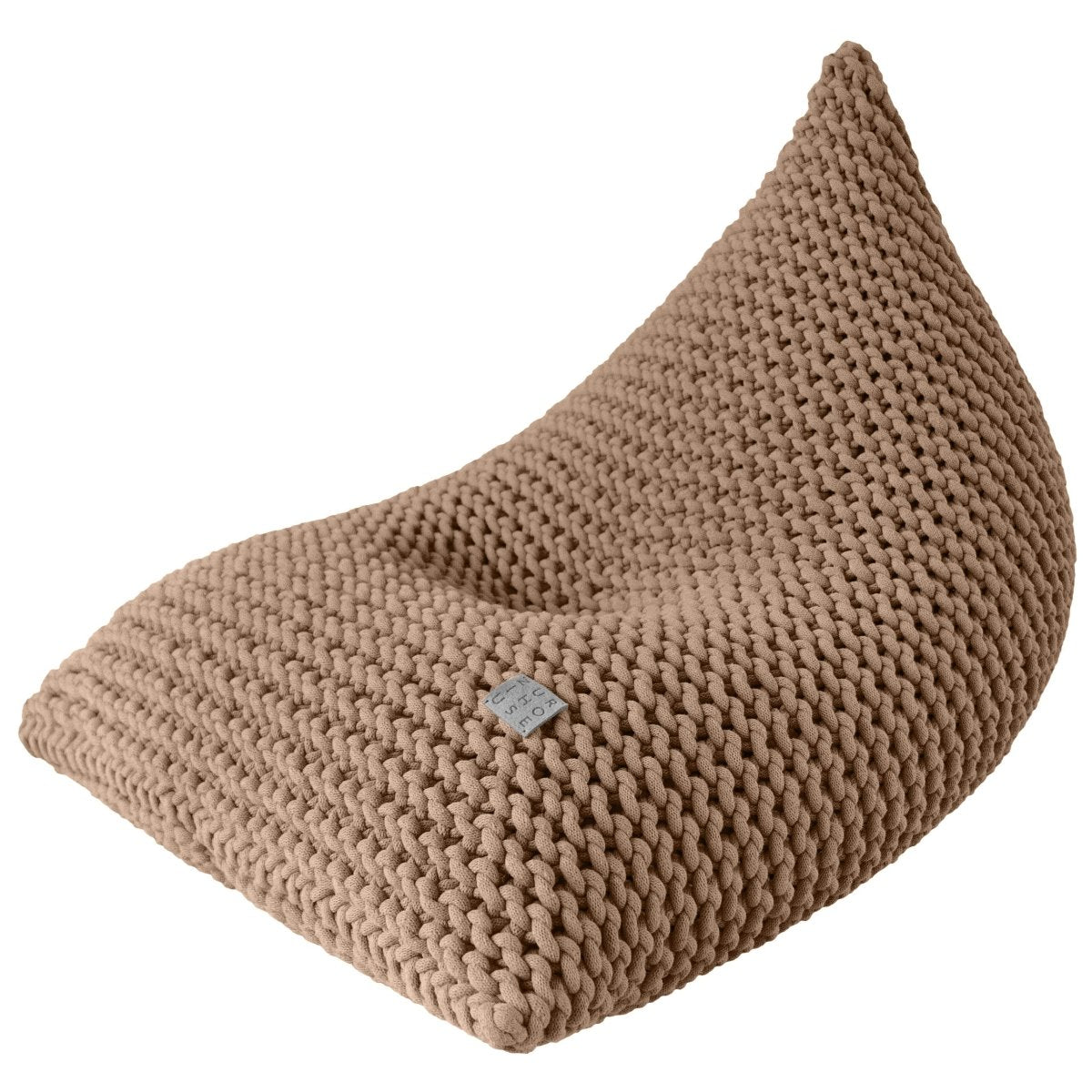 Chunky knitted bean bag | TOFFEE - Zuri House