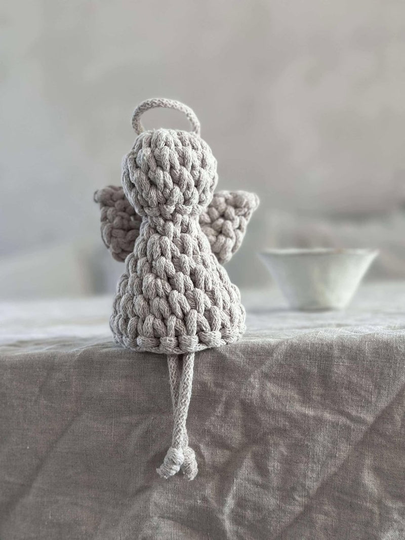 Crochet Angel | OATMEAL - Zuri House