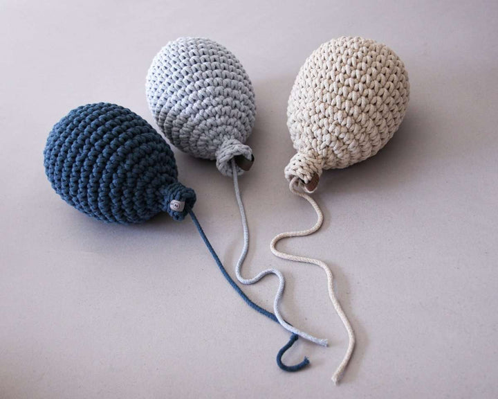 Crochet balloon | BABY BLUE - Zuri House