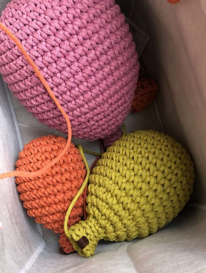 Crochet balloon | GOLD GREEN - Zuri House
