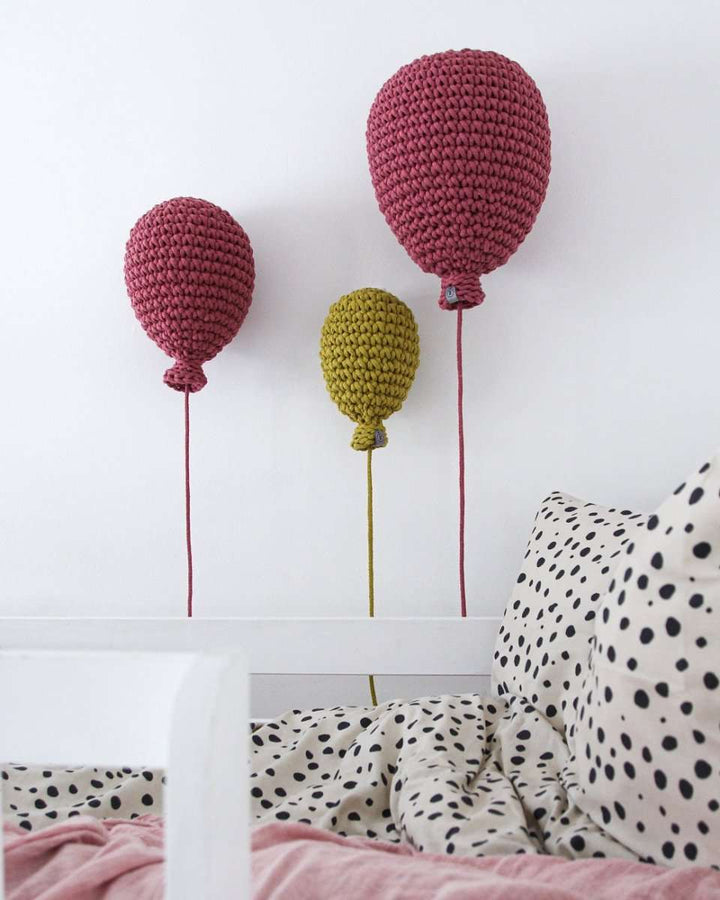 Crochet balloon | OLD ROSE - Zuri House