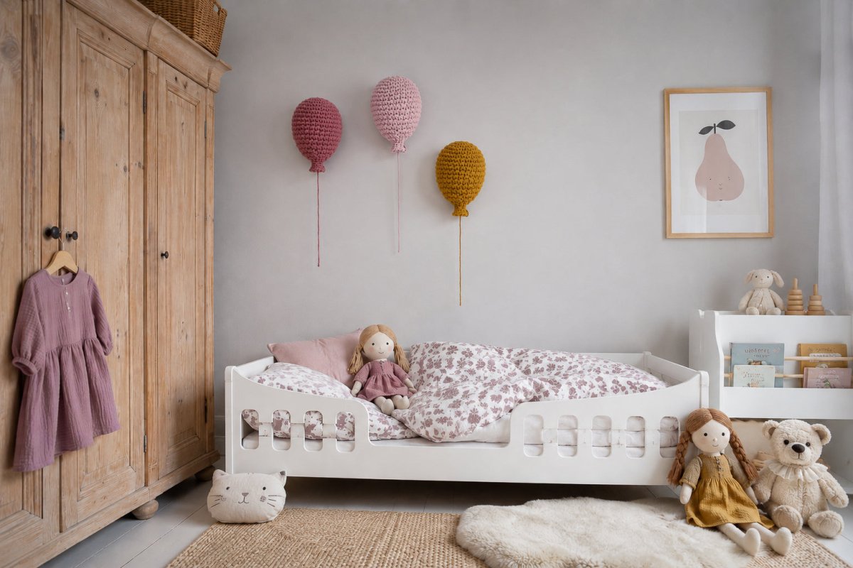 Crochet balloon | POWDER PINK - Zuri House