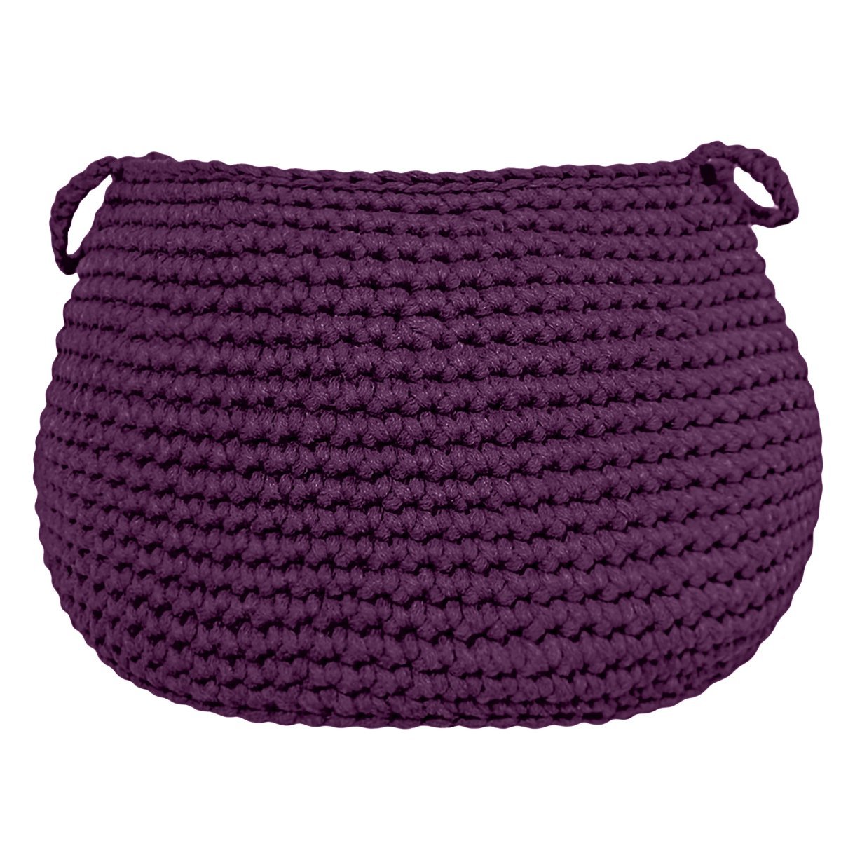 Crochet basket, size L | AUBERGINE - Zuri House