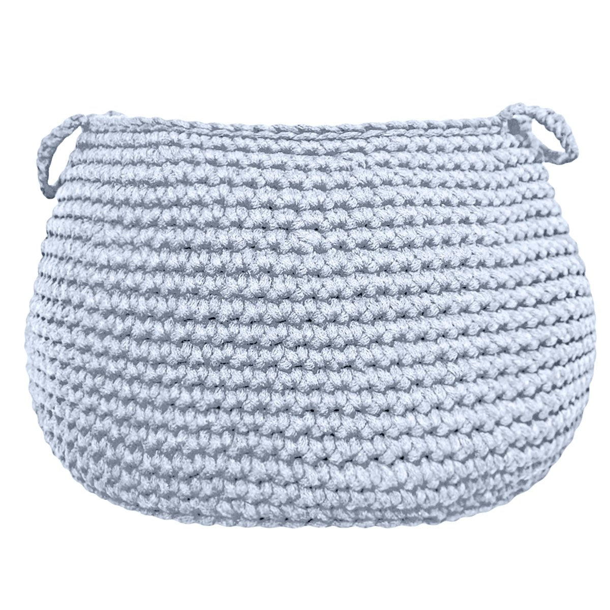 Crochet basket, size L | BABY BLUE - Zuri House