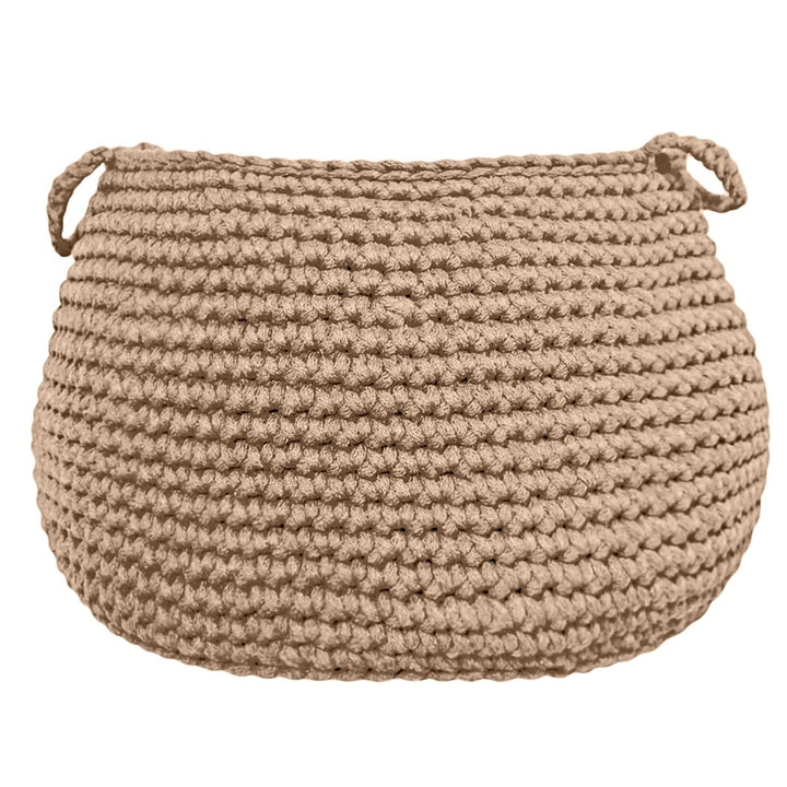 Crochet basket, size L | CARAMEL - Zuri House