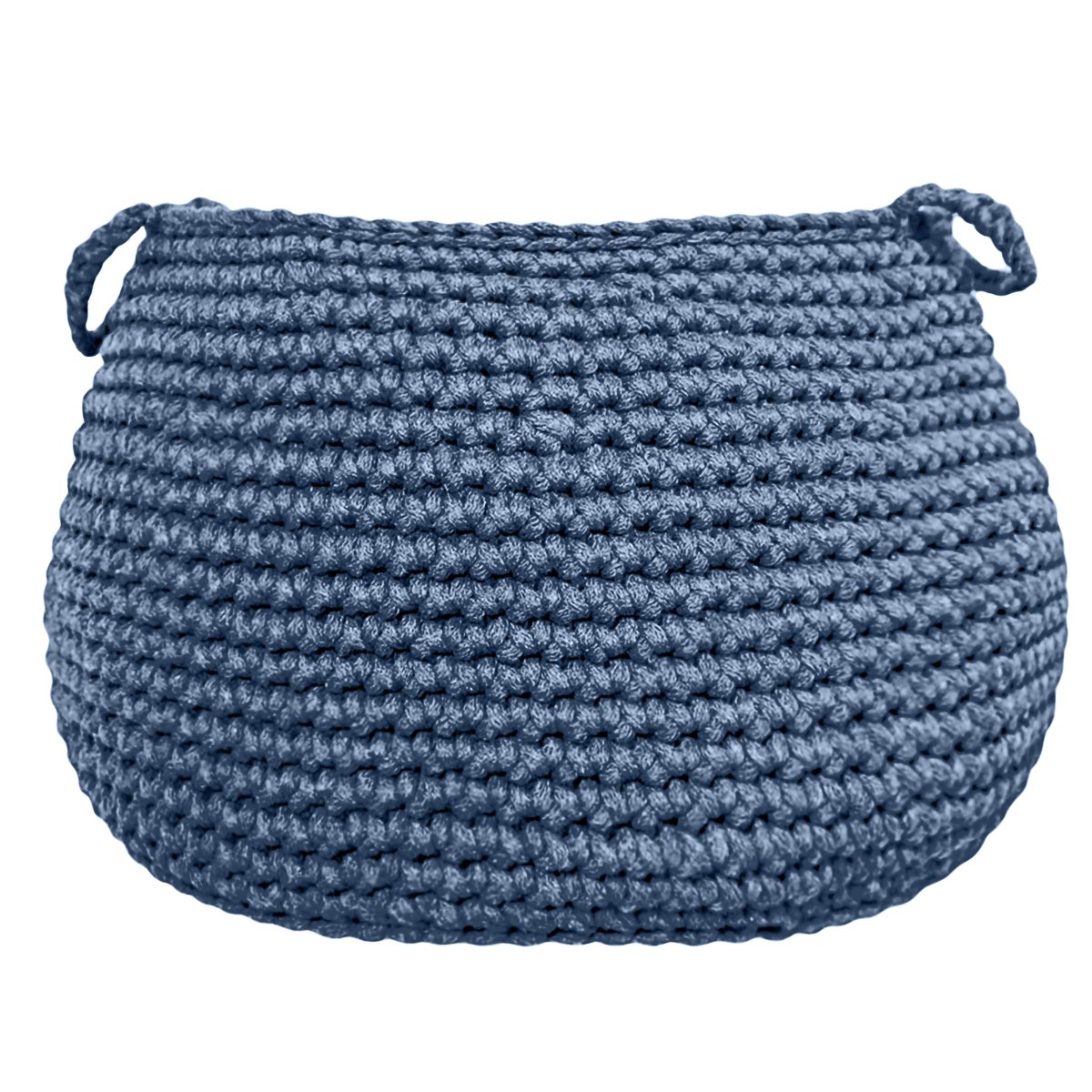 Crochet basket, size L | DENIM BLUE - Zuri House