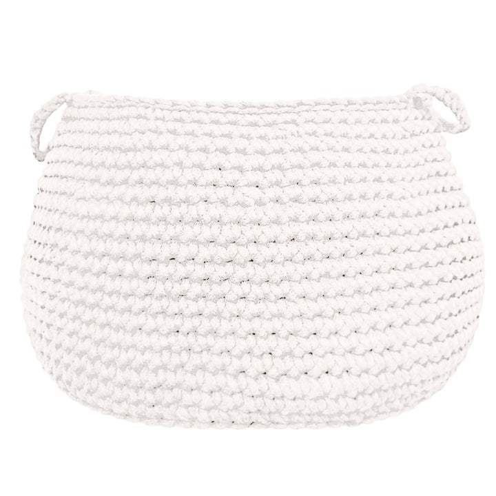 Crochet basket, size L | IVORY - Zuri House
