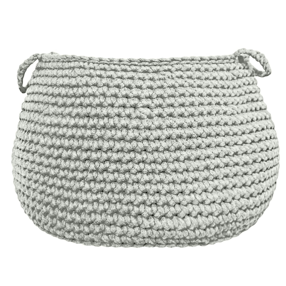 Crochet basket, size L | LIGHT OLIVE - Zuri House