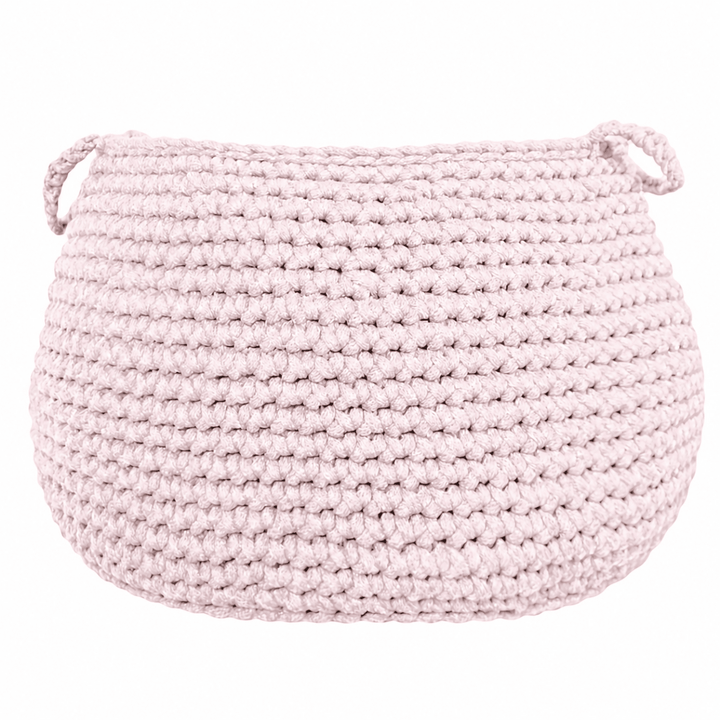 Crochet basket, size L | PALE PINK - Zuri House
